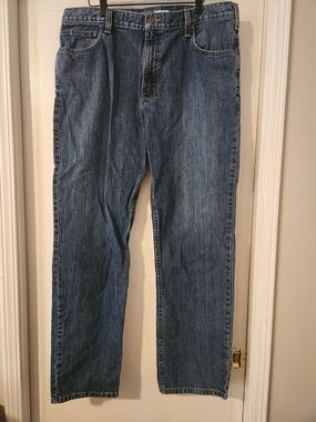 Carhartt Men's Straight Leg Denim Jeans - Medium Blue 40 X 34